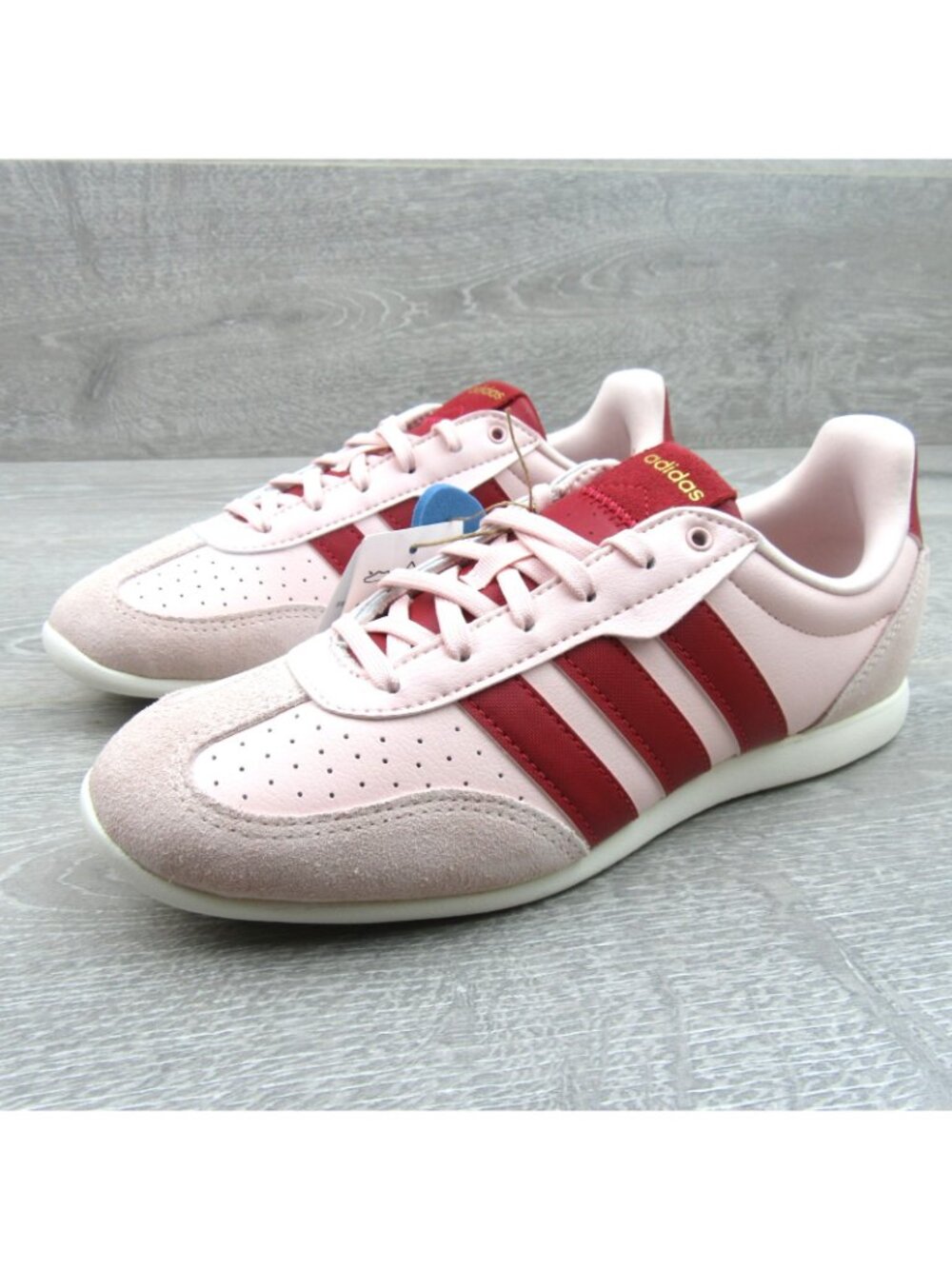 Adidas Barreda Lo Shoes Womens Size 7 Sandy Pink Team Victory Red NEW - Picture 4 of 16